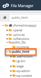 public_html folder